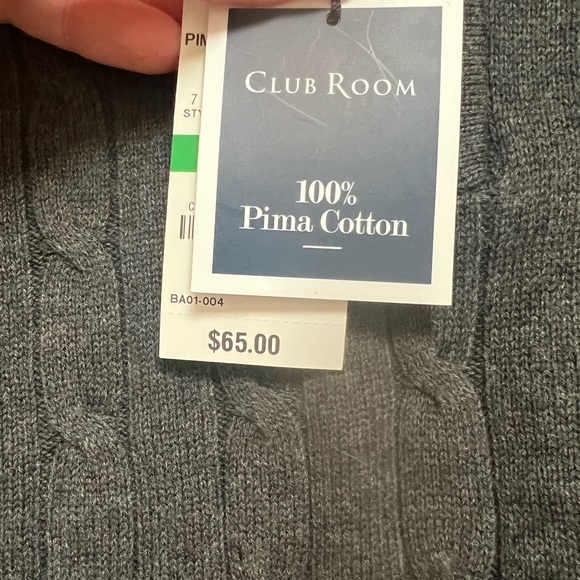 Club Room Men’s Mock Neck Sweater - Picture 4 of 5